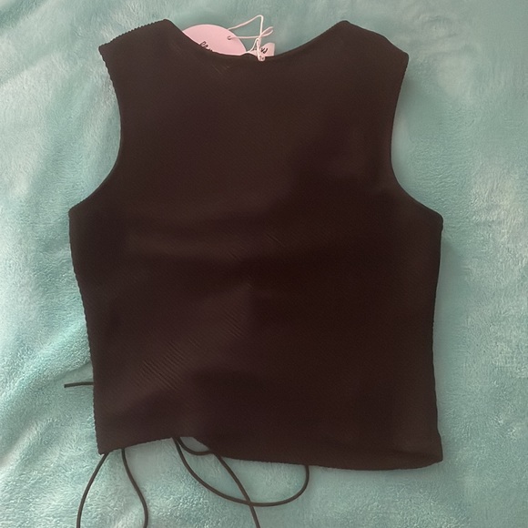 Princess Polly Weekend Love Top Black NWT size 6 - Picture 8 of 12